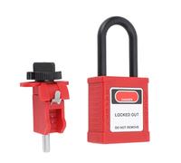 BTOSEP Lockout Tag Out - Juego de candado de seguridad antipérdida y aislado con dispositivo de bloqueo de disyuntor para equipos eléctricos, 1 juego