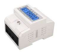 BTOSEP Medidor de Electricidad Digital, LCD Trifásico 10-100A | Alta precisión, Bajo consumo de energía, Fácil instalación en carril DIN, Fiable en diversos entornos