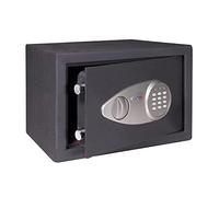 BTV Caja fuerte electrónica de sobreponer Alpha 25 – Puerta 4 mm, Cuerpo 1,5 mm, 37x28,5x27,5 cm