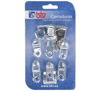 BTV Cerradura Logo Cromo