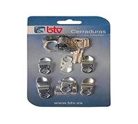 BTV – Cerradura para buzón M35222 – Kit-1 cromado
