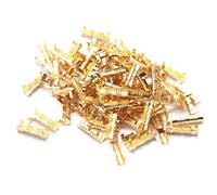Buachois 100 Piezas Terminales de Anillo en Forma de U, 0.5-1.5 mm Cuadrado Cobre Conectores de Cable de Juego Surtido de Terminales de Crimpado de Eléctrico Crimp Conector Conexión de Acoplamiento