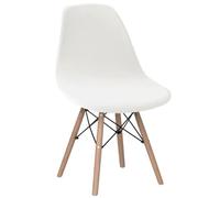 BUAOGDVG Juego de 2 Fundas de Terciopelo escandinavas for Silla de Comedor, elásticas, Lavables, for Cocina, hogar, Hotel(Blanc,Lot de 1)