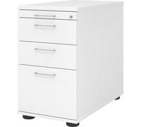 Buck fijo eurokraft pro, 1 cajón para utensilios, 2 cajones para material, 1 archivador colgante