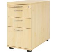 Buck fijo eurokraft pro, 1 cajón para utensilios, 2 cajones para material, 1 archivador colgante
