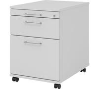 Buck rodante eurokraft pro, 1 cajón para utensilios, 1 cajón para material, 1 archivador colgante, profundidad 580 mm