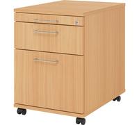 Buck rodante eurokraft pro, 1 cajón para utensilios, 1 cajón para material, 1 archivador colgante, profundidad 580 mm