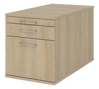 Buck rodante eurokraft pro, 1 cajón para utensilios, 1 cajón para material, 1 archivador colgante, profundidad 800 mm