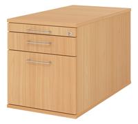 Buck rodante eurokraft pro, 1 cajón para utensilios, 1 cajón para material, 1 archivador colgante, profundidad 800 mm
