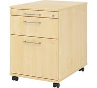Buck rodante eurokraft pro, 1 cajón para utensilios, 1 cajón para material, 1 archivador colgante, profundidad 580 mm