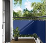 Bucmath Parasol azul para balcón, 100 x 300 cm, tela Oxford, resistente a los rayos UV, impermeable, para jardín, balcón, playa, con ojales de aluminio, plegable, resistente al viento