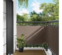 Bucmath Parasol para balcón, 90 x 200 cm, resistente a los rayos UV, impermeable, con ojales de aluminio, plegable y resistente al viento para balcón, terraza, jardín, diseño ligero de protección