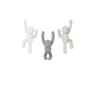 Buddy Ganchos de pared, juego de 3