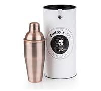 Buddy's Bar - Coctelera Clásica de 700ml, Acero Inoxidable Con Revestimiento de Cobre Antiguo, Aspecto Vintage, Incluye Caja de Regalo