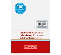 Bueno ficha, fichas, 180 g/m², cruz A7, blanco