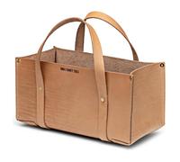 Buffalo - Bolsa de herramientas de piel de búfalo, 15 x 7 x 7 pulgadas, gran capacidad, para herramientas manuales, jardinería y manualidades, soporte superior abierto con correas de transporte de