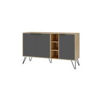 Buffet 3 nichos y 3 puertas l142 cm - clara