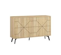 Buffet 4 puertas y puertas decoradas l123 cm - dune