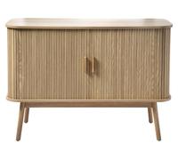 Buffet vintage con diseño de madera, 2 puertas correderas, 110 cm de ancho - ERNEST