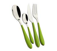 Cubiertos 24 Piezas Bugatti Gioia Acero inoxidable GGMU-023F50 Verde