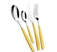 Cubiertos 24 Piezas Bugatti Glamour Acero inoxidable GL6U-021G50 Amarillo