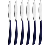 Bugatti glbu de 021 F35/6 Glamour - Cubertería, 6 Piezas Cuchillos San/Acero Azul Ultramar 16 x 26 x 3 cm