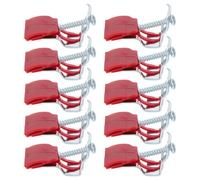 BUGUUYO Clips de Montaje para Instalación Fácil Tornillos para Fregadero de Cocina de Plástico y Acero Manganeso, Resistentes al Desgaste, Paquete de 10 Piezas