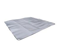 BUGUUYO Esterilla de Picnic de Aluminio y Cálida Portátil para Camping | Plata, Plegable y Ligera, para Playa y Salidas con Familiares o Compañeros