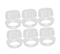BUGUUYO Gas Cubierta de 6 Protector Transparente Cocina para Piezas Fácil Doble de Pp de Instalar para Seguridad y Hogar