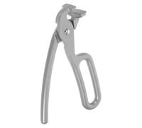BUGUUYO Pinzas para Pizza y Platos de Comida, Pinzas de Cocina de Aleación de Aluminio Plata, Resistentes al Calor, para Horno y Cocina Doméstica, Extracción Fácil de Bandejas