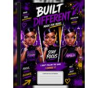 Built Different: A Motivational Planner and Affirmation Journal for Black Women - Daily Goal Planner, Lined Notebook, and 100 Affirmations for Focus and Success