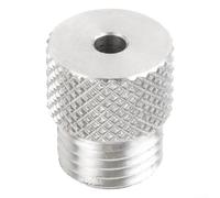Buje de manga de taladro de acero inoxidable, para plantilla de clavija M14, localizador de guía de perforación de madera antivibración, adaptador preciso de agujero de bolsillo, para brocas de 3 mm a