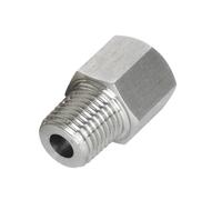 Buje reductor hexagonal hembra a macho NPT de 1/8"