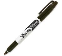 Bulk Buy: Sanford Sharpie Frote un Dub ropa rotulador negro permanente 31101 (6-Pack)