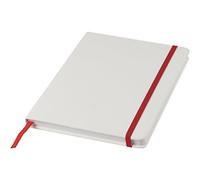 Bullet - Cuaderno de Notas A5 Spectrum con elástcio (One Size) (Blanco/Rojo)