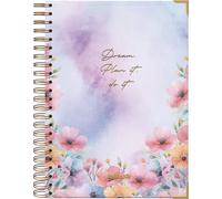 Bullet Journal A4 - Cuaderno Punteado para Organización y Notas, Tamaño 21,5 x 30 cm, Cierre de Anillas Dobles (Wire’o), 192 Páginas, Papel Grueso de 100 gr/m² - Takenote Amapola
