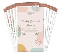 Bullet Journal Sticker Set, 10 hojas/1000 pegatinas, Calendario, Planner Stickers, Set de pegatinas, Calendarios para Bullet Journal, Diario y Planner