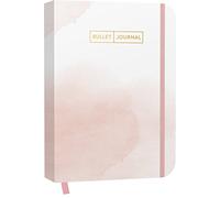 EMF Verlag Cuaderno Watercolor Rose 05 – cuadrícula de puntos, cierre elástico y bolsillo interior