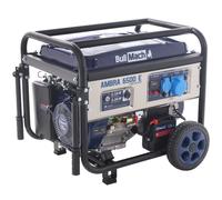 BullMach AMBRA 6500 E - Generador de corriente a gasolina con ruedas y AVR 5.5 kW - Continua 5 kW Monofásica