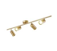 BUNCC Foco De Techo Redondo De Metal Dorado, Casquillos GU10, Luces De Pared Giratorias 360°, para Cocina, Dormitorio, Sala
