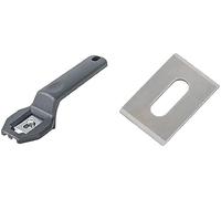 Bundle of wolfcraft Cortador de cantos I 4300000 I Para cortar el sobrante de la cinta de cantear + 3 cuchillas para cortador de cantos I 4310000 I Para cortar el sobrante de la cinta de cantear