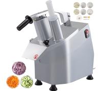 BuoQu, cortador de verduras eléctrico de 550W. Máquina cortadora de verduras con 6 discos de corte, motor eficiente. Ideal para cortar verduras, frutas o queso, tanto para uso doméstico como comercial