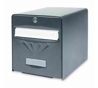 Burg Wachter Buzón costero de acero galvanizado - 2 puertas - Gris antracita