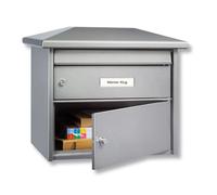 BURG-WÄCHTER 19730, Caja con sistema de montaje en barra, Acero galvanizado, Plateado, Horizontal, Llave, Parte superior