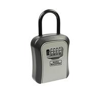 BURG-WÄCHTER Caja de Seguridad para Llaves con aro Desmontable, Key Safe 50 SB, Fundición de Zinc a presión, Negro/Gris