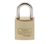 Burg-Wächter Candado BURG-WÄCHTER, juego de 4 unidades, grillete de 3 mm de grosor, 4 llaves, Quadro 222 15 SB