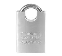 BURG-WÄCHTER Candado, con 2 llaves, grosor del arco 8 mm, cuerpo macizo de aluminio, mecanismo interior inoxidable, doble cierre, Alutitan 770 CS 50