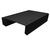 BURG-WÄCHTER - Soporte de pared para buzón de correa, cara de fijación multitrrous, acero galvanizado, color negro