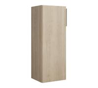 burgbad Eqio armario de media altura 1 puerta, bisagra izquierda, 960x350x320mm, UH3525LF3180G0146, Color: Roble Decoración Cachemira / Roble Decoración Cachemira, Mango G0146