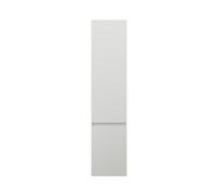 burgbad Lin20 armario alto con 1 puerta y cesto de ropa, bisagra a la izquierda, 400x345x1760mm, HSPG040LF5363, Color: Blanco alto brillo